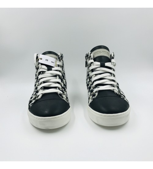 Handmade shoes "Coco Chanel" fabric and leather
